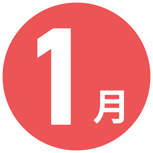 1月